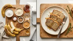 米粉×大豆粉でしっとり。完熟バナナの甘みを楽しむグルテンフリーバナナブレッド