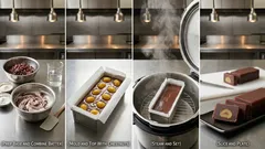 圧力鍋でしっとりもっちり：栗蒸し羊羹を家で作るレシピ